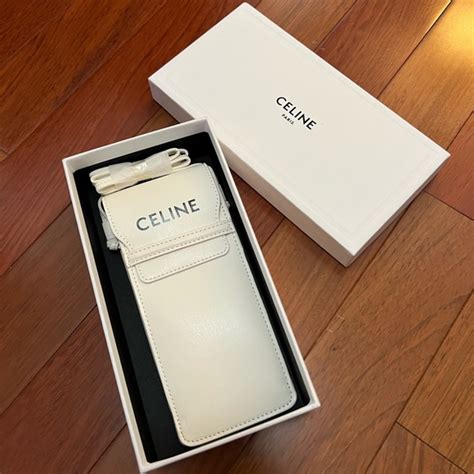 celine pouch with strap.